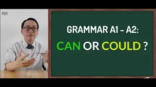 Grammar A1-A2: Can or could ? Simple English # 41