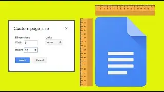 Set a Custom Paper Size in Google Docs Using Page Sizer