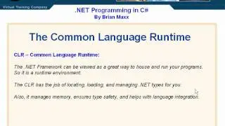 Lesson2 The Common Language Runtime