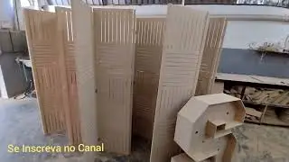 Biombo Ripado Mdf Lindo pra sua casa