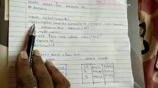 Delete record in mysql using python by Praveen shinde