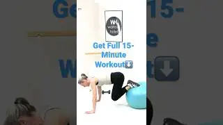 15- Minute Stability Ball 🔥Workout 