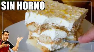 ¡Postre de Limón Irresistible! 🍰🍋 Tiramisú Casero Sin Horno | Receta Paso a Paso