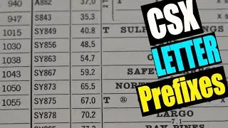 What Those CSX Letter Prefixes Mean