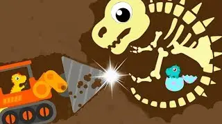 Dinosaur Digger 3 - Play Fun Dinosaur Digger Game For Kids - The Truck Kids Game