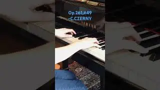 🎹Need the exercise?▶️#49, 125 Exercises in passage-playing, Op.261 - C.Czerny #shorts#piano#etude