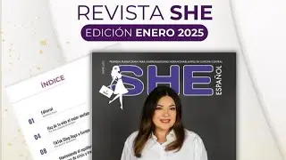 Portada de la revista SHE enero 2025