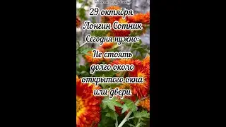 29 октября Лонгин Сотник, приметы 