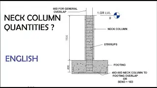 04-BBS OF NECK COLUMN --HOW TO CALCULATE NECK C0LUMN QUANTITIES ? (ENGLISH)