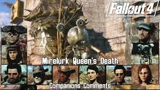 Fallout 4 - Retaking The Castle and Death of The Mirelurk Queen [ Companions Comments ]