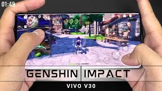 Vivo V30 5G Genshin Impact Full Handcam Gameplay | Phone Gaming