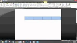 Microsoft Word: How to Center Tables