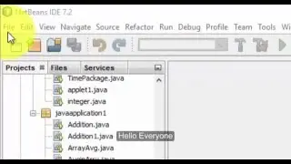 Java Tutorials - Create a program using 