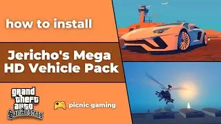 How to install Jerichos Mega Vehicles Pack | Best Car pack for Gta Sa | All in one car pack Gta Sa
