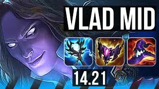 VLADIMIR vs LEBLANC (MID) | 7/2/3 | EUW Master | 14.21