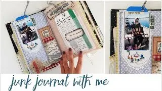 Junk Journal With Me - Ep 17 | Journaling Process Video
