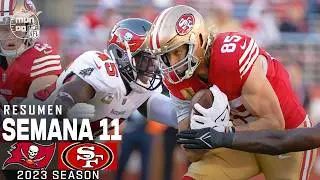 Tampa Bay Buccaneers vs. San Francisco 49ers | Semana 11 NFL 2023 | NFL Highlights Resumen en españo