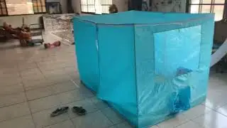 HHR-8 portable air con mini , with tent . Unbox review