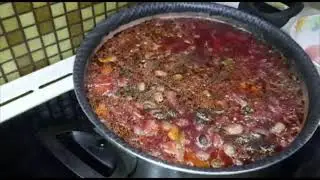 ПОСТНЫЙ БОРЩ С ФАСОЛЬЮ.  ВКУСНЫЙ РЕЦЕПТ.