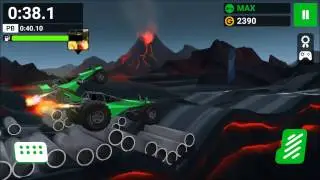 How to Unlock Volcano Stage 2 - Buggy 40 Seconds - MMX Hill Climb / Dash