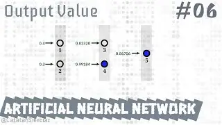 Calculating Output Values ⑥ Artificial Neural Networks