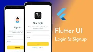 Flutter UI - Mobile Login & Signup screen - Minimal UI - Protorix Code