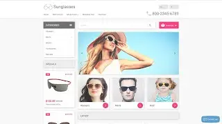 Eyewear OpenCart Template by RockThemes - 53660