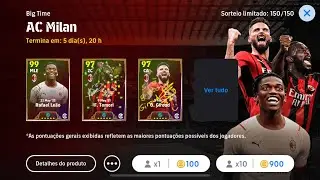 13 MIL MOEDAS em BUSCA do R.LEÃO, GIROUD & TOMORI no efootball 2024 mobile