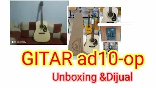 UNBOXING+DIJUAL GITAR CORT AD10OP