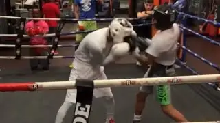 Shakur Stevenson LIGHTING UP Yordenis Ugas In Sparring