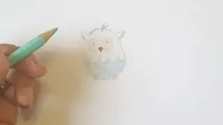 como desenhar uma corujinha. passo a passo