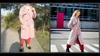 Новинки гардероба. Тренч из Бурда 1/2018. Шью по Бурде.