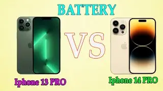 Compare Battery Iphone 14 Pro vs 13 Pro - Battery Life DRAIN TEST