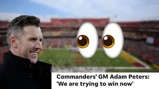 👀ADAM PETERS ADMITS THE WASHINGTON COMMANDERS ARE NOT IN A REBUILD! “WE ARE READY TO WIN NOW”