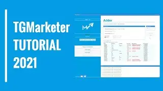 Telegram Group Users Scraper and Adder | TGMarketer 2021 Tutorial