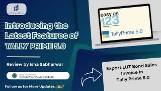 How to Create & Export LUT Bond Sales Invoice in Tally Prime 5.0 | Step-by-Step Guide
