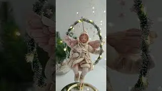 Рождественский Ангел. Авторская коллекционная игрушка на ëлку.