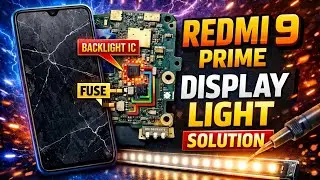 🔥 Redmi 9 prime display light solution 🔧✨ Step by step 