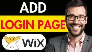 HOW TO ADD LOGIN PAGE ON WIX WEBSITE 2024