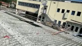 Sopralluogo del tetto con eternit