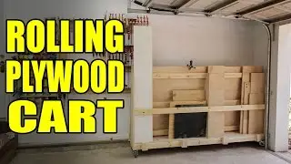 Rolling Plywood Cart For A Woodshop - 207
