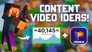 10 Epic Minecraft Video Ideas in 2024 | Create Minecraft Videos with Edimakor in 5 minutes 🎮✨