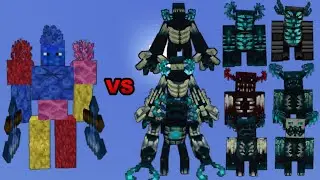 Coralserker vs Warden Plus / Minecraft Mob Battle