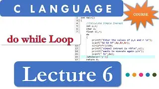 do while loop in a C Language