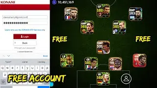 Free Account in eFootball 2024 Mobile Full Epic Players Giveaway😱