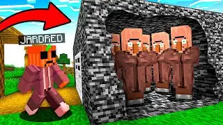 ENCONTRÉ ALDEANOS ATRAPADOS EN BEDROCK