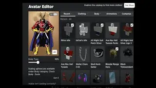 MAKING All Might a ROBLOX ACCOUNT