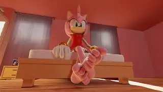 Amy Rose Toe Scrunching Animation Creds to (feetymcfoot) on twitter