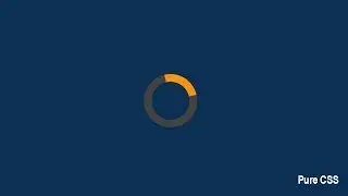 How to Create a Loading Circle in with HTML & CSS Code?