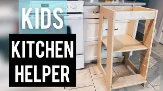 Kids Learning Tower Kitchen Helper Stool